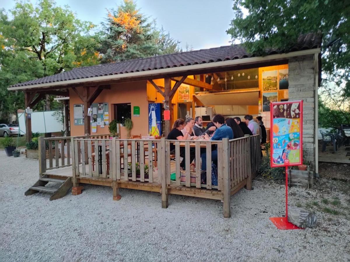 Camping Le Bel Air Mobil Home Le Palmier 4 Personnes Limogne-en-Quercy Exteriör bild